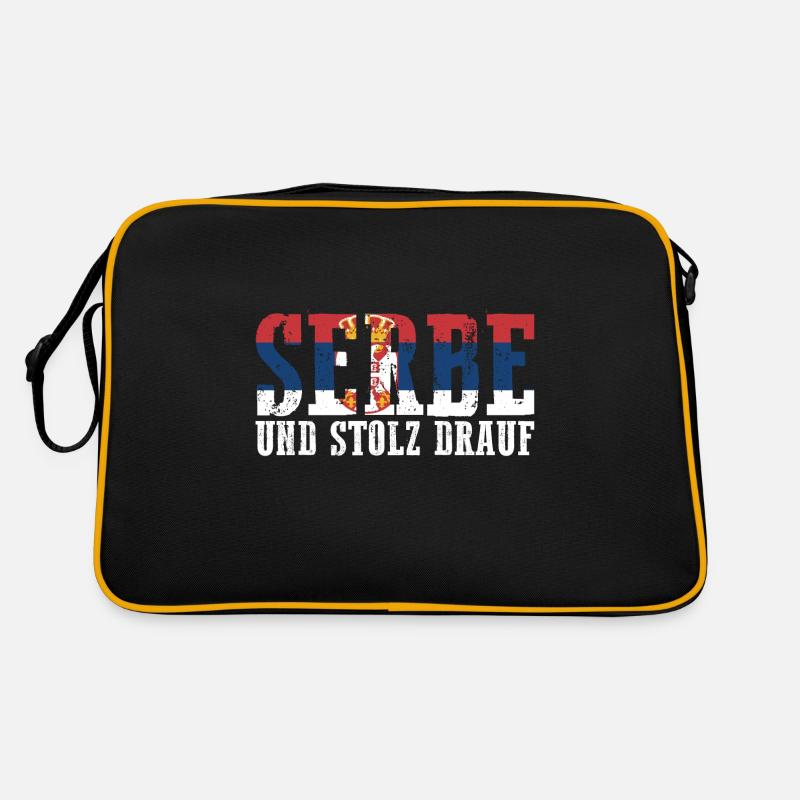 Serbe Serbe Serbie Sac Retro