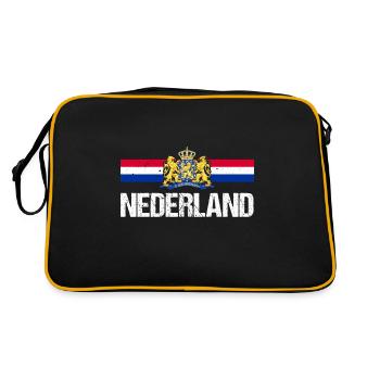Holland Netherlands Netherlands - Retro Bag - black/gold - Back