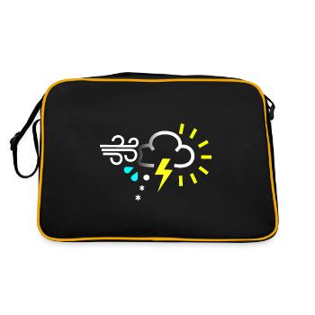 Today's forecast - Retro Bag - black/gold - Back