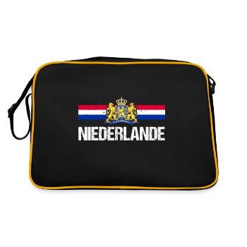 Holland Netherlands Netherlands - Retro Bag - black/gold - Back