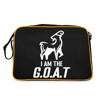 I Am The Goat - Sac Retro - noir/or - Dos