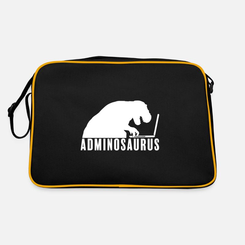 Admin Administrateur Informatique Ordinateur Sac Retro