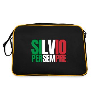 Silvio per sempre - Sac Retro - noir/or - Dos