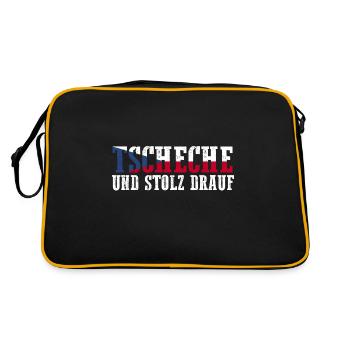 Tchèques République tchèque - Sac Retro - noir/or - Dos