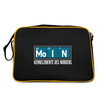 Moin Core Elements of the North Periodic Table - Retro Bag - black/gold - Back