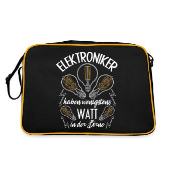 Les électroniciens ont au moins des watts dans la tête - Sac Retro - noir/or - Dos