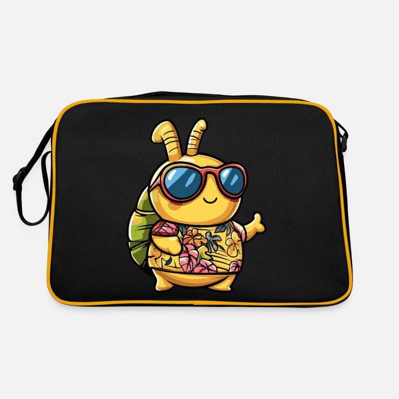 Schnecke Lustig Sommer Retro Tasche