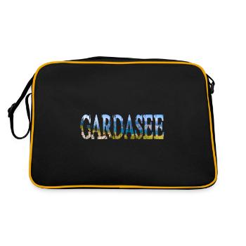 Lac de Garde Italie - Sac Retro - noir/or - Dos