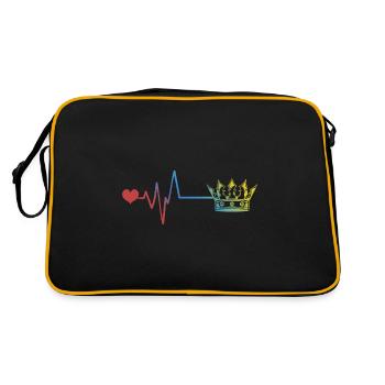 Crown Royal Pulse Heartbeat - Retro Bag - black/gold - Back