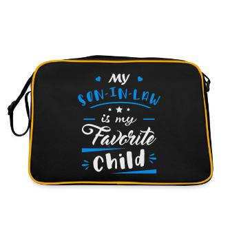 Mon gendre est mon enfant préféré - Sac Retro - noir/or - Dos