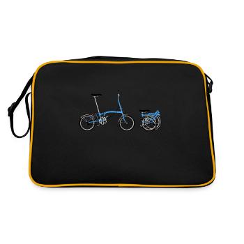 Brompton Bike - Retro Bag - black/gold - Back