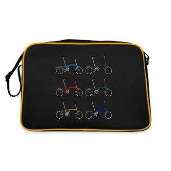 Brompton Bikes - Retro Bag - black/gold - Back
