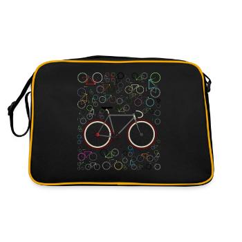 Love Fixie Road Bike - Retro Bag - black/gold - Back