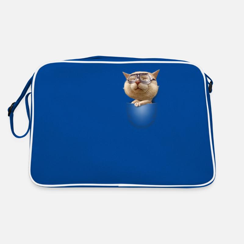 POCKET GOGGLE CAT Retro Tasche
