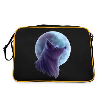 Loup d'argent - Sac Retro - noir/or - Dos