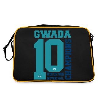 gwada2 - Sac Retro - noir/or - Dos