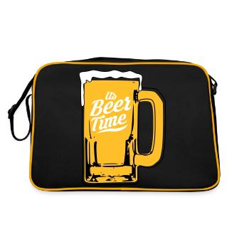 Beer design - Retro Bag - black/gold - Back