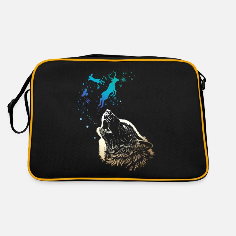 Winterruf - Retro Tasche - Schwarz/Gold