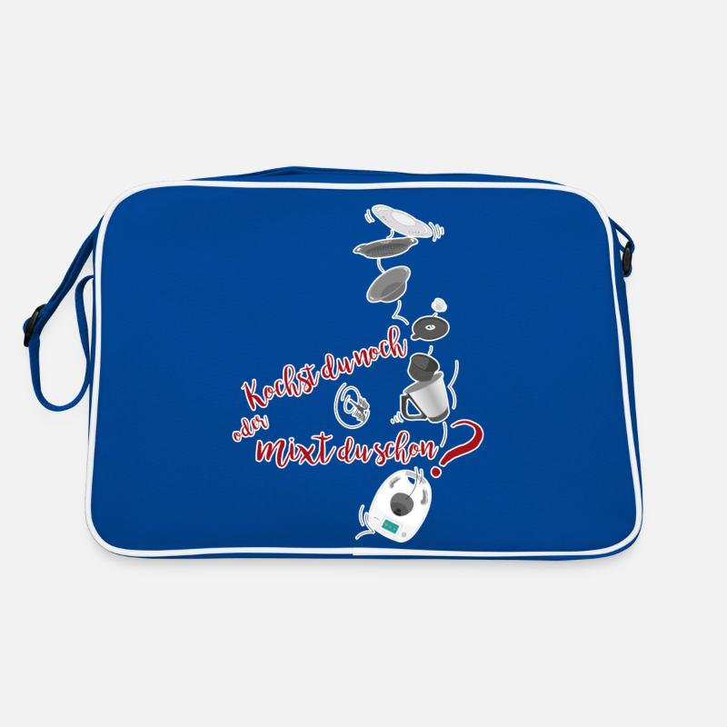 Kochst du noch oder mixt du schon? oder Kochen 2.0 Retro Tasche