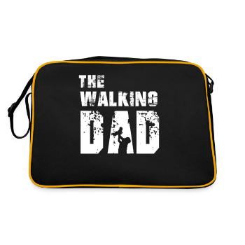 The Walking Dad - Retro Tasche - Schwarz/Gold - Hinten