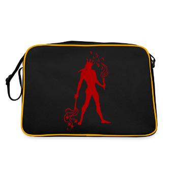 Devil Devil - Retro Bag - black/gold - Back