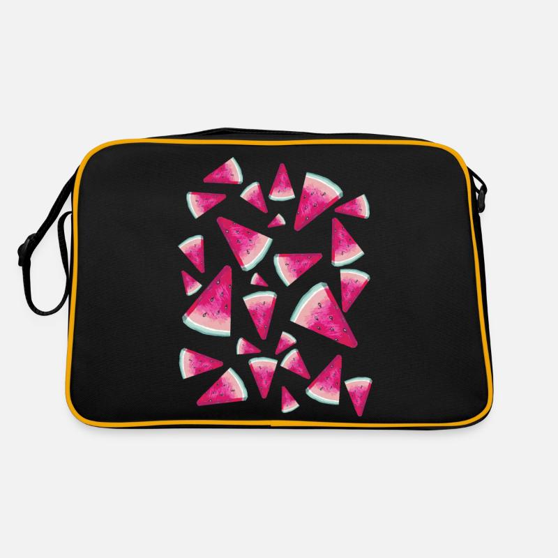 Melone Wassermelone Pattern Retro Tasche