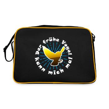 Petit oiseau - Sac Retro - noir/or - Dos