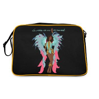 Femme danseuse samba - Sac Retro - noir/or - Dos