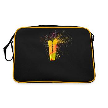 V - Retro Bag - black/gold - Back