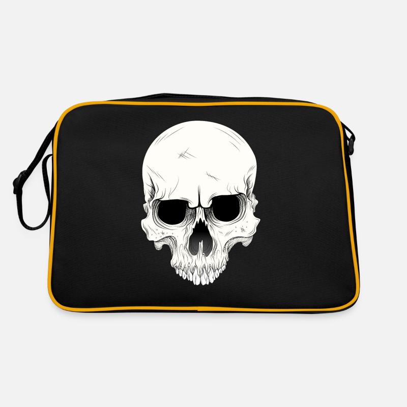 skull skull - Retro Bag - black/gold