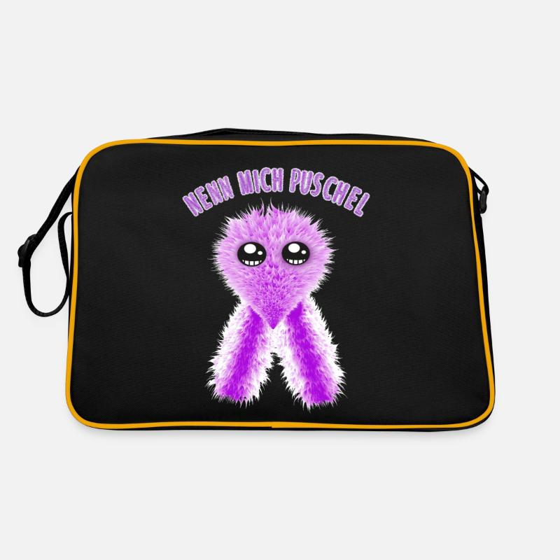 Call me Puschel Fluffy sweet Cuddly Retro Bag