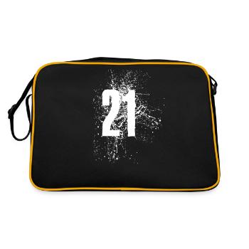 21 years birthday - Retro Bag - black/gold - Back