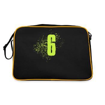 6 - Retro Bag - black/gold - Back
