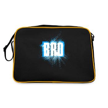 Bro - Retro Bag - black/gold - Back