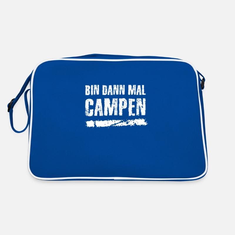 Bin dann mal campen Retro Tasche
