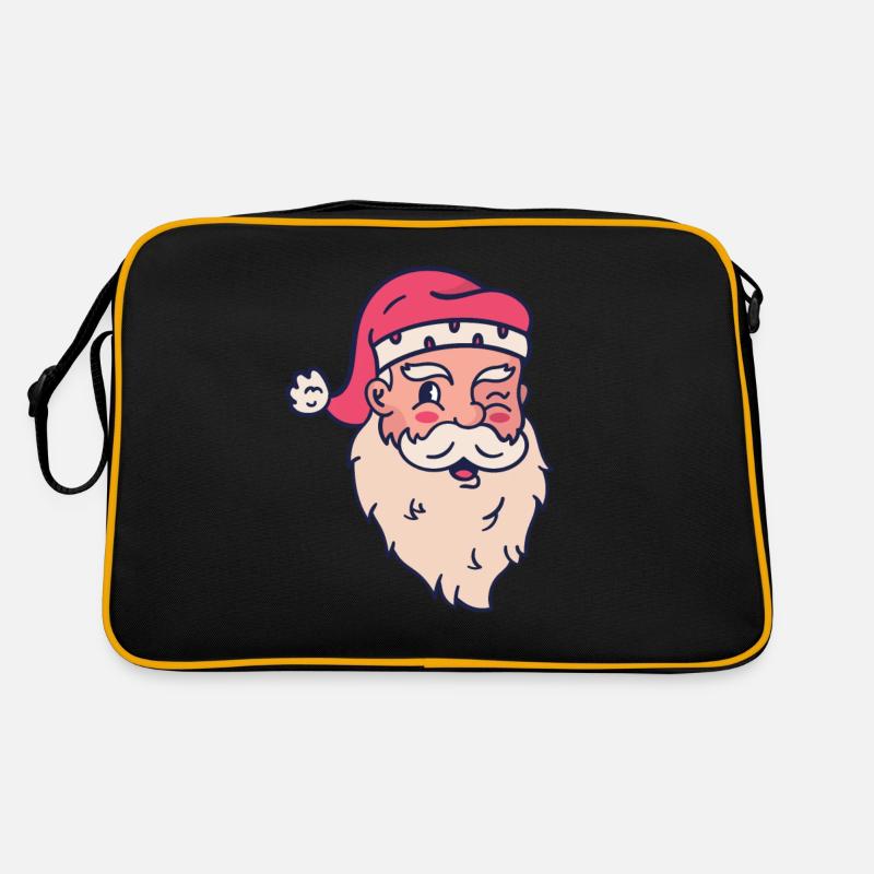 Santa Claus red cap Retro Bag