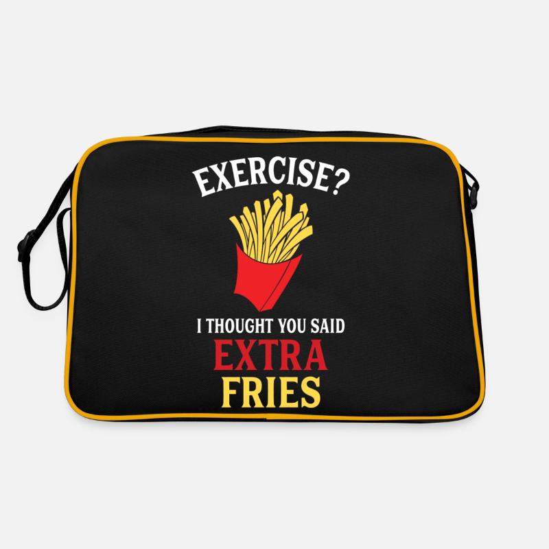 Exercise Extra Fries Retro Bag