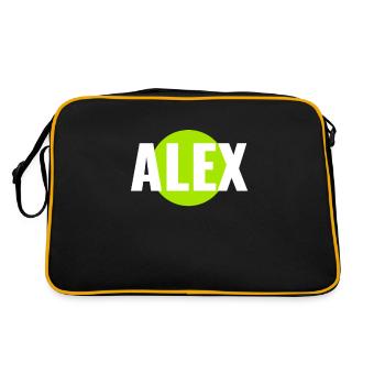 Alex Alexander - Retro Bag - black/gold - Back