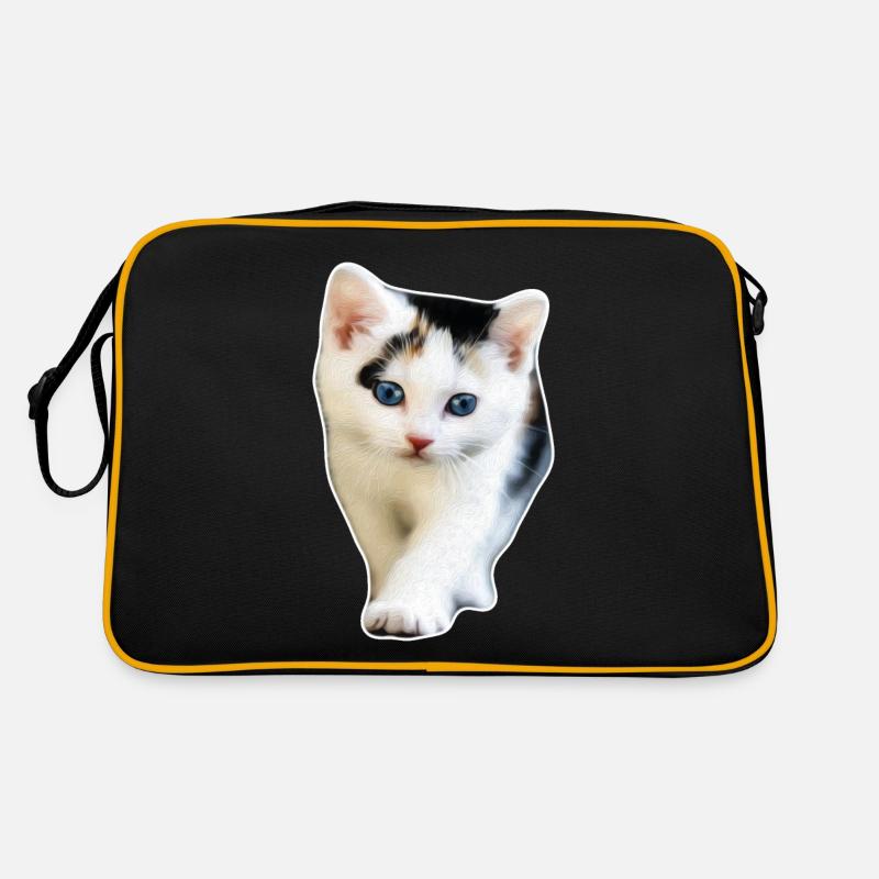 Cat kitten cute kitty cat gift idea Retro Bag
