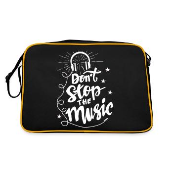 musique - Sac Retro - noir/or - Dos