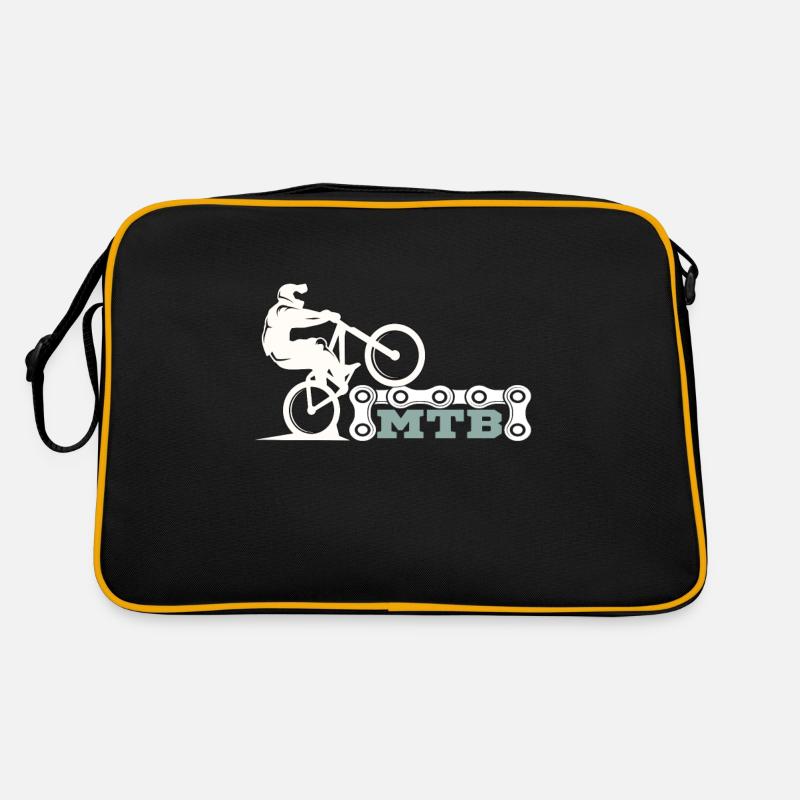 MTB - Retro Tasche - Schwarz/Gold