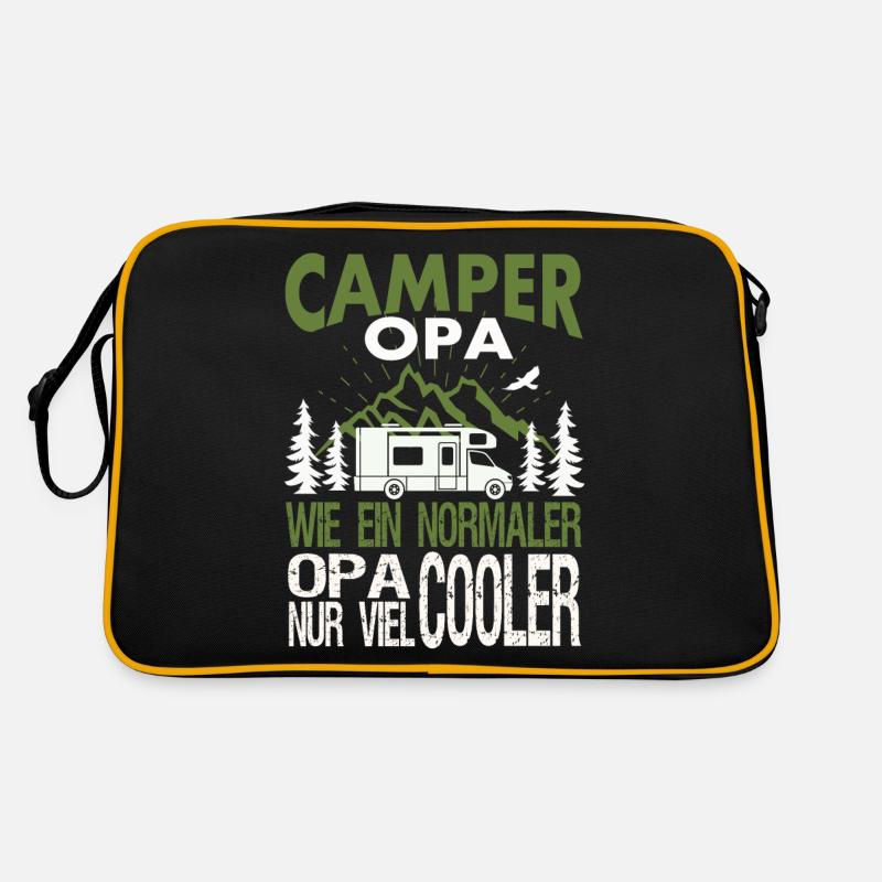 Camper Opa, wie ein normaler Opa nur viel coller Retro Tasche