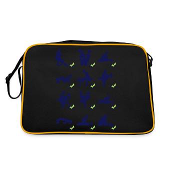 sexe amour position couple ensemble icones - Sac Retro - noir/or - Dos