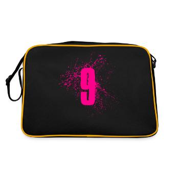 9 - Retro Bag - black/gold - Back