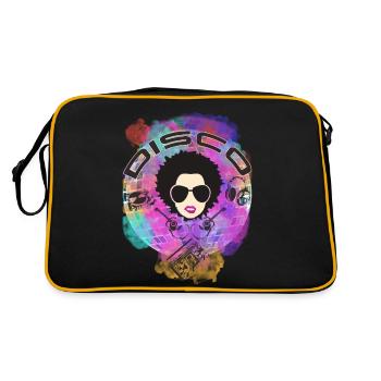Disco - Retro Bag - black/gold - Back