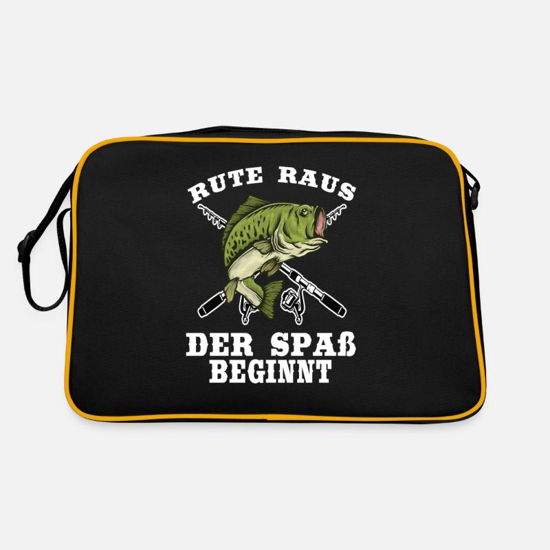 Rute raus der Spass beginnt Retro Tasche