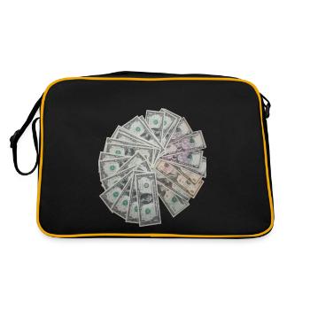 Argent argent - Sac Retro - noir/or - Dos