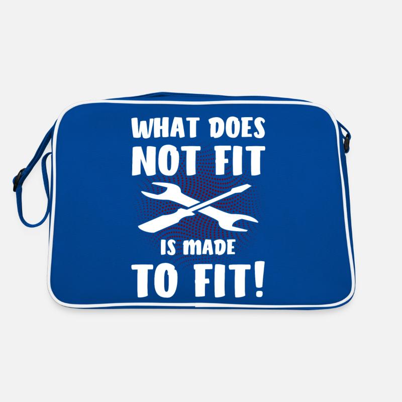 Was nicht passt wird passend Gemacht Retro Tasche