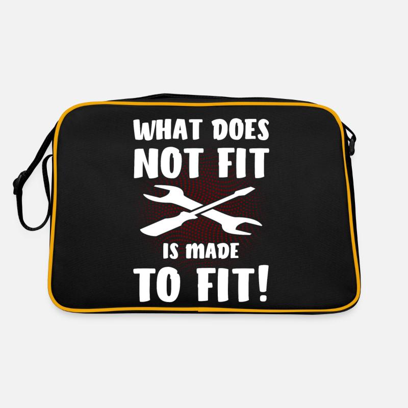 Was nicht passt wird passend Gemacht Retro Tasche