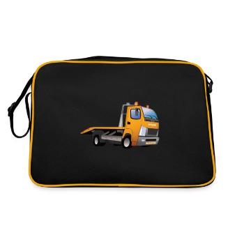 Tow truck tow truck tow truck - Retro Bag - black/gold - Back